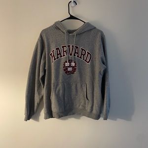 Gray Harvard hoodie